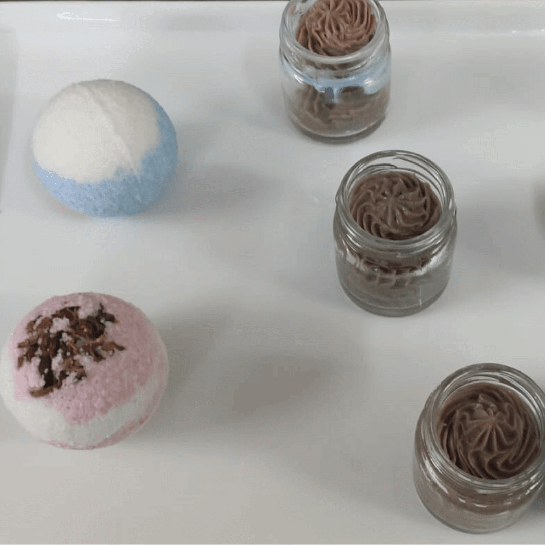 Bath Bomb and Whipped Soap